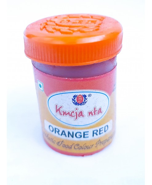 KMCJanta Orange Red Synthetic Food Colour Preparation 10gm